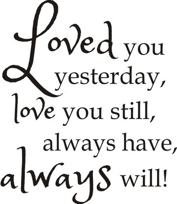 Love You Yesterday Greeting